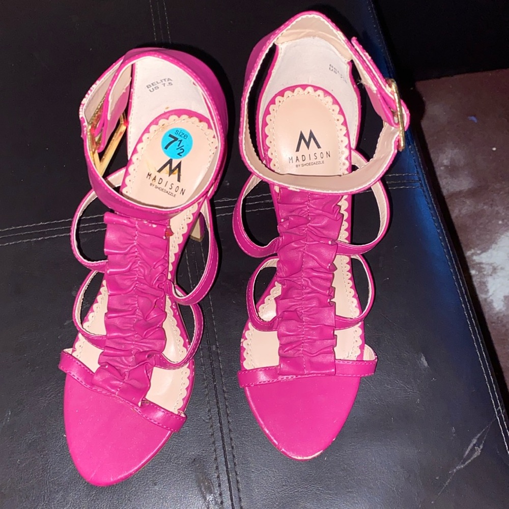 Scrunchie bow High Heels